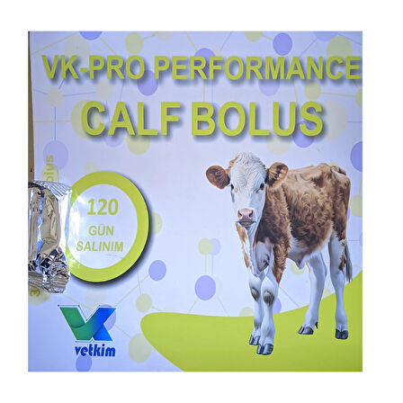 VETKİM - CALF BOLUS BUZAĞI İÇİN TAMAMLAYICI MİNERAL YEM 30G (1 ADET)