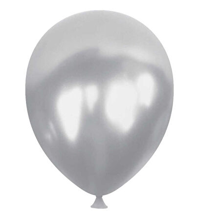 METALİK BALON GÜMÜŞ 50 ADET