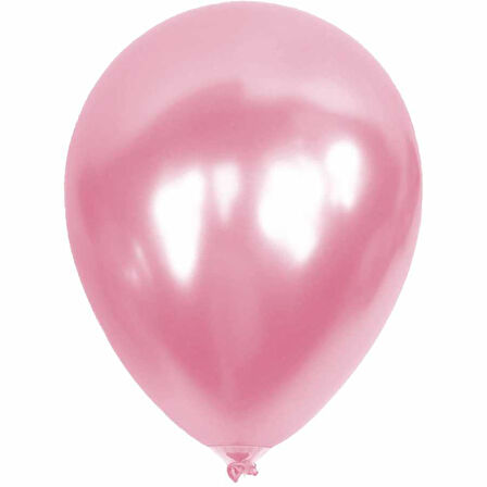 METALİK BALON PEMBE 10 ADET