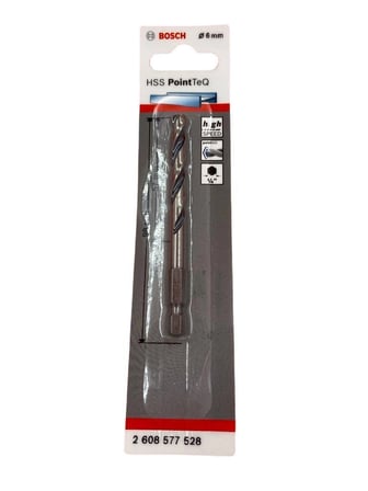 Mey İthalat® Bosch Point Teq Altıgen Şaftlı Hss Matkap Ucu 6 Mm