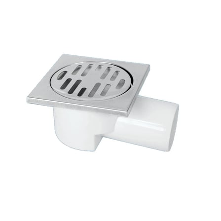 Mey İthalat® Gama Melez Yer Süzgeci 50 Mm Yandan Çıkışlı 10X10 Cm