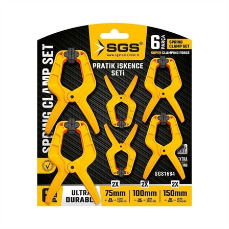 Mey İthalat® Sgs 1684 Pratik Mini İşkence Seti 6 Parça