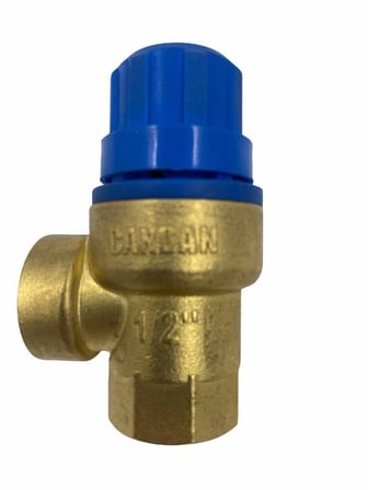 Mey İthalat® Candan 1/2 Mebranlı Dişi Emniyet Ventili 6 Bar