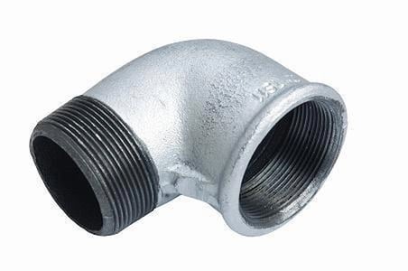 Mey İthalat® Galvanizli Kuyruklu Dirsek 1/2