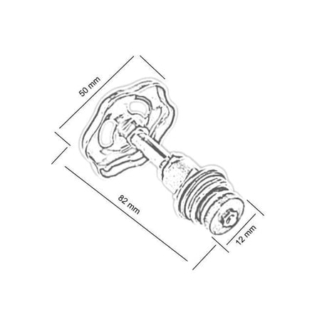 Mey İthalat® Topsan Stop Vana Takımı 1/2