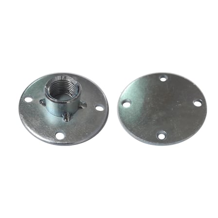 Mey İthalat® 1/2 Galvanizli Boru Flanşı Duvara Montaj İçin