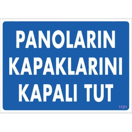 Mey İthalat® Panoların Kapaklarını Kapalı Tut Levhası 25X35 Kod:1121