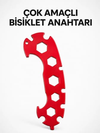 Mey İthalat® Bisiklet Bakım Ve Tamir Anahtarı Çok Fonksiyonlu 12 Farklı Ölçü 6-17 Mm