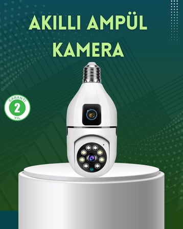 Mey İthalat® 360 Derece Panoramik Wifi Kamera – Full Hd Ev Güvenlik Sistemi