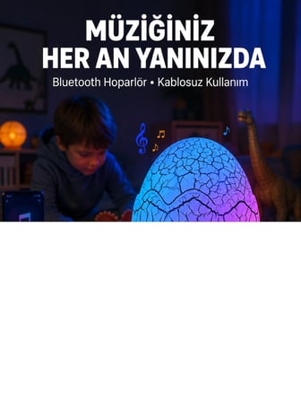 Mey İthalat® Uzaktan Kumandalı, Usb Girişli, Döner Projektör Lamba Yeni Nesil