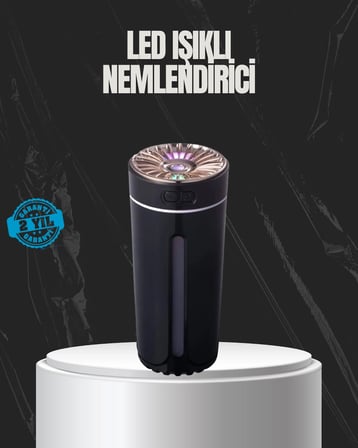 Mey İthalat® Usb Aromaterapi Difüzör Ultrasonik Hava Nemlendirici Led Gece Lambalı