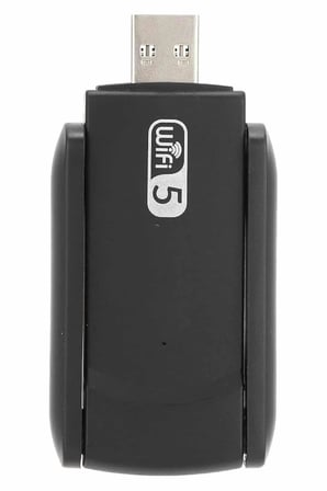 Mey İthalat® Wifi Adaptörü Bt5.0 Wifi 2'Si Bir Arada Çift Bantlı Çift Anten