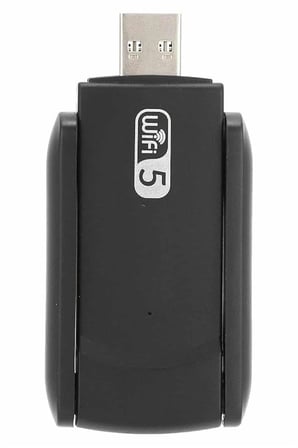 Mey İthalat® Wifi Adaptörü Bt5.0 Wifi 2'Si Bir Arada Çift Bantlı Çift Anten