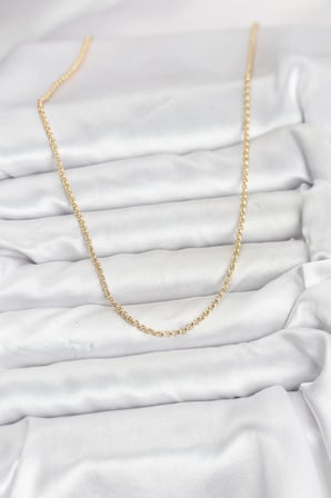 Mey İthalat® CM 14K Renk Halka Model 60 cm Kadın Kolye