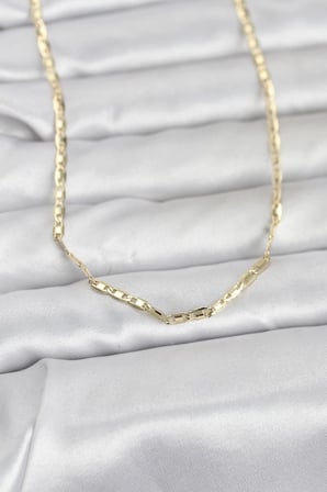 Mey İthalat® CM 14K Renk Gemici Zincir Model 60 cm Kadın Kolye