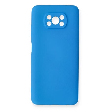 Mey İthalat® Pocophone X3 Kılıf Nano içi Kadife Silikon - Mavi