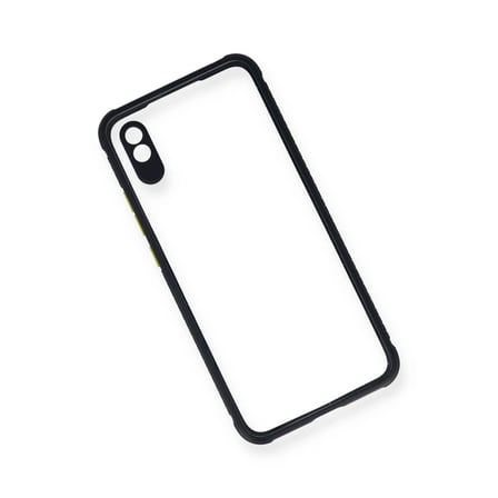 Mey İthalat® Redmi 9A Kılıf Miami Şeffaf Silikon - Lacivert
