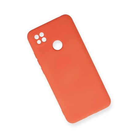 Mey İthalat® Redmi 9C Kılıf Nano içi Kadife Silikon - Turuncu