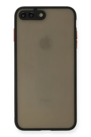 Mey İthalat® iPhone 7 Plus Kılıf Montreal Silikon Kapak - Siyah