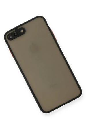 Mey İthalat® iPhone 7 Plus Kılıf Montreal Silikon Kapak - Siyah