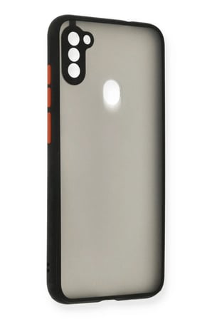 Mey İthalat® Samsung Galaxy A11 Kılıf Montreal Silikon Kapak - Siyah