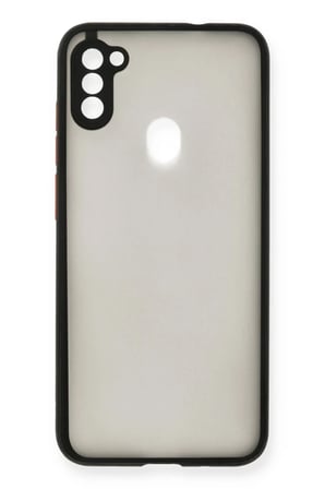 Mey İthalat® Samsung Galaxy A11 Kılıf Montreal Silikon Kapak - Siyah