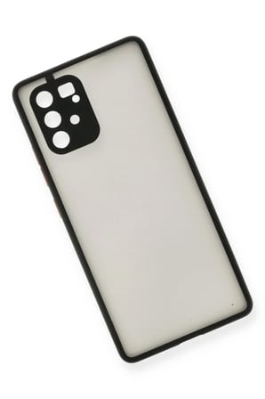 Mey İthalat® Samsung Galaxy A91 / S10 Lite Kılıf Montreal Silikon Kapak - Siyah
