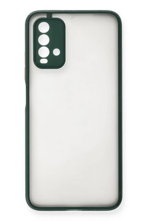 Mey İthalat® Redmi 9T Kılıf Montreal Silikon Kapak - Yeşil