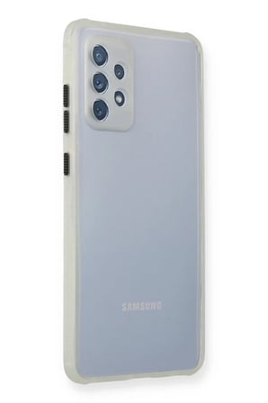 Mey İthalat® Samsung Galaxy A72 Kılıf Miami Şeffaf Silikon - Şeffaf
