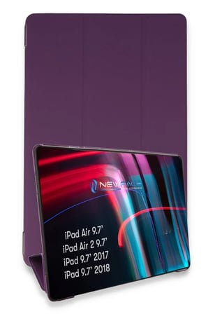 Mey İthalat® iPad 5 Air 9.7 Kılıf Tablet Smart Kılıf - Mor