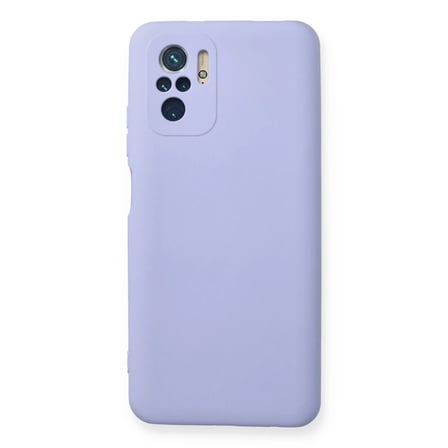 Mey İthalat® Redmi Note 10 Kılıf Nano içi Kadife Silikon - Lila