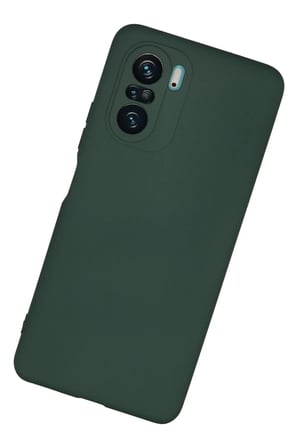 Mey İthalat® Poco F3 Kılıf Nano içi Kadife Silikon - Koyu Yeşil