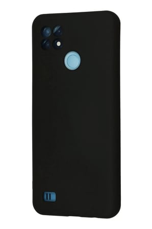 Mey İthalat® Realme C21 Kılıf Nano içi Kadife Silikon - Siyah