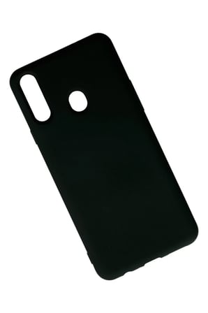 Mey İthalat® Samsung Galaxy A20S Kılıf Nano içi Kadife Silikon - Siyah