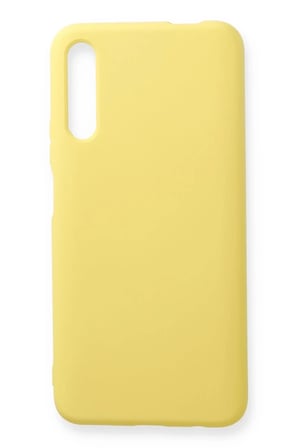 Mey İthalat® Huawei P Smart Pro / Y9S Kılıf Nano içi Kadife Silikon - Sarı