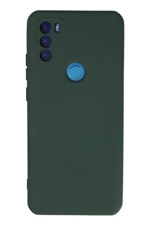 Mey İthalat® General Mobile GM 21 Plus Kılıf Nano içi Kadife Silikon - Koyu Yeşil