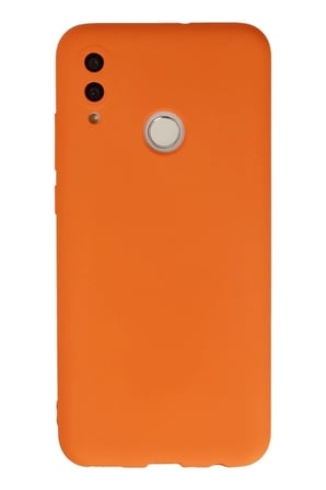 Mey İthalat® Huawei P Smart 2019 Kılıf Nano içi Kadife Silikon - Turuncu