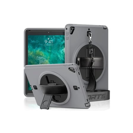 Mey İthalat® iPad 5 Air 9.7 Kılıf Strap-C Otterbox Tablet Kapak - Gri