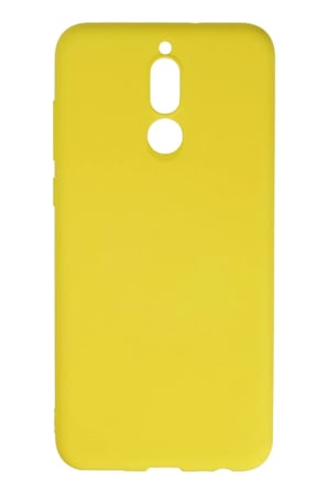 Mey İthalat® Huawei Mate 10 Lite Kılıf Nano içi Kadife Silikon - Sarı