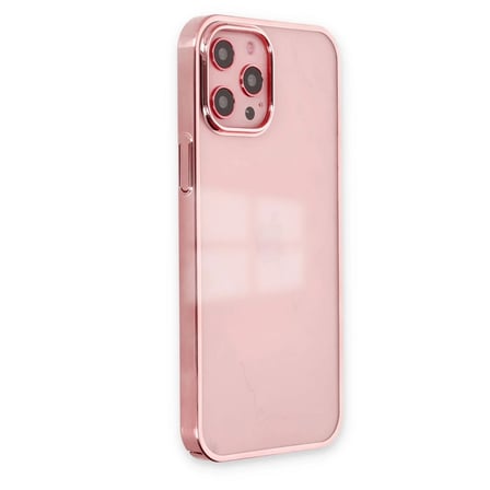 Mey İthalat® iPhone 12 Pro Max Kılıf Element Silikon - Pembe