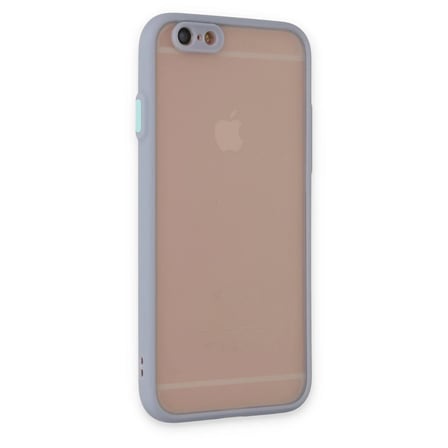 Mey İthalat® iPhone 6 Kılıf Montreal Silikon Kapak - Gri