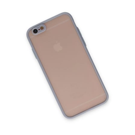 Mey İthalat® iPhone 6 Kılıf Montreal Silikon Kapak - Gri