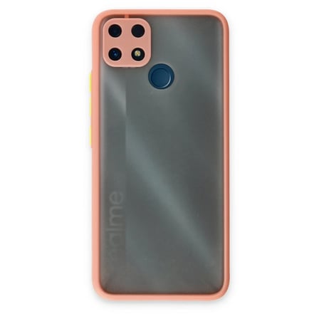 Mey İthalat® Realme C25 Kılıf Montreal Silikon Kapak - Pembe
