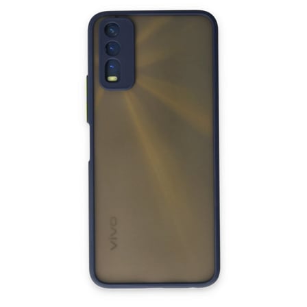 Mey İthalat® Vivo Y11S Kılıf Montreal Silikon Kapak - Lacivert