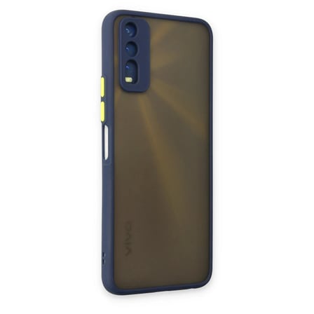 Mey İthalat® Vivo Y11S Kılıf Montreal Silikon Kapak - Lacivert