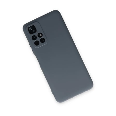 Mey İthalat® Redmi Note 11T Kılıf Nano içi Kadife Silikon - Gri