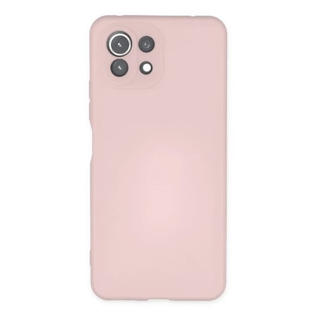 Mey İthalat® Mİ 11 Lite Kılıf Nano içi Kadife Silikon - Pudra