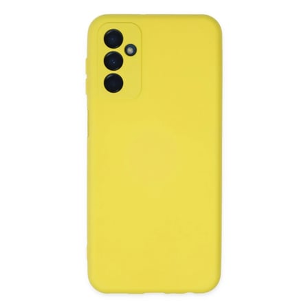 Mey İthalat® Samsung Galaxy M23 Kılıf Nano içi Kadife Silikon - Sarı