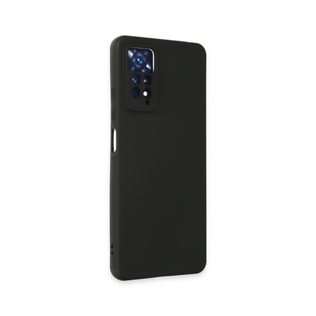 Mey İthalat® Redmi Note 11 Kılıf First Silikon - Siyah