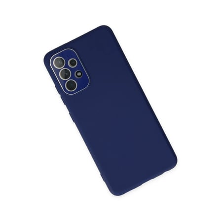 Mey İthalat® Samsung Galaxy A33 5G Kılıf Lansman Glass Kapak - Sky Blue